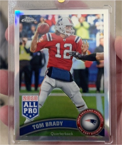 2011 Topps Chrome #20 Tom Brady 2010 All Pro — front
