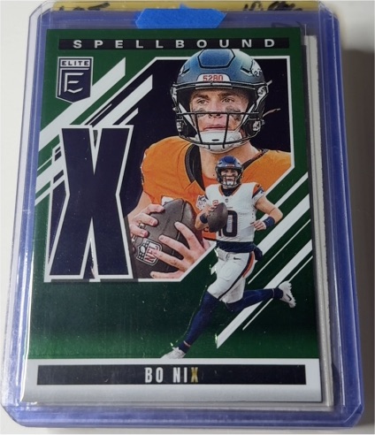 2025 Donruss Elite Spellbound #26 Bo Nix — front