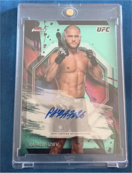 2024 Topps Finest UFC #FA-RFV Rafael Fiziev — front