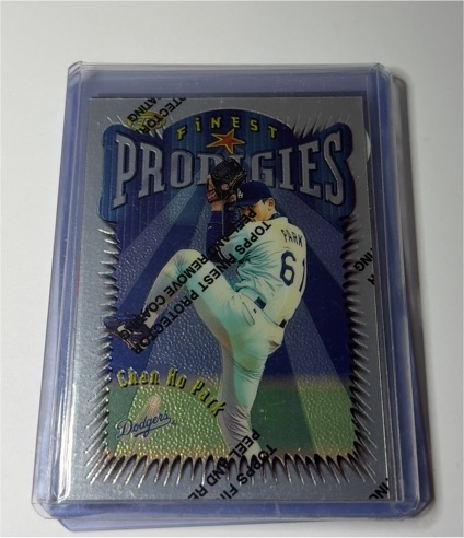 1996 Topps Finest #296 Chan Ho Park — front