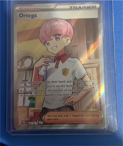 2016 Pokémon Prismatic Evolutions #141 Ortega — front