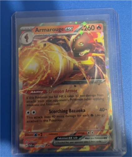 2023 Pokémon TCG SV04: Paradox Rift #027 Armarouge ex — front