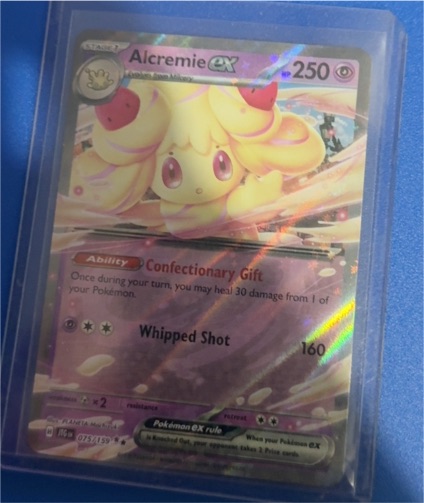 2023 Pokemon Journey Together #075 Alcremie EX — front