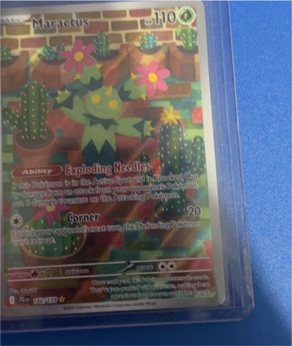 2023 Pokémon TCG Journey Together #160 Maractus Illustration Rare Full Art — front