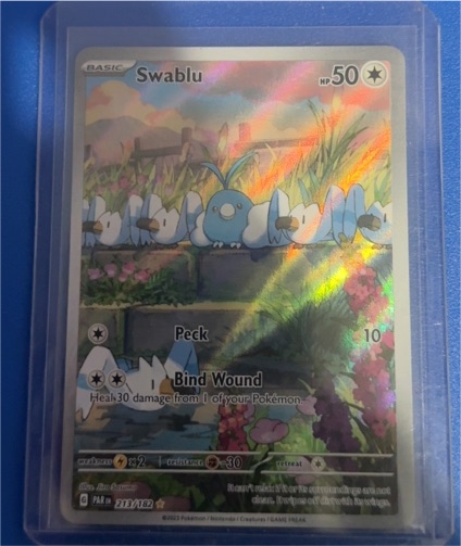 2022 Pokémon SV04: Paradox Rift #213 Swablu — front