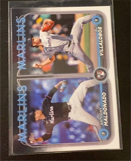 2024 Topps Update #US305 Eli Villalobos / Anthony Maldonado Rookie Card — front