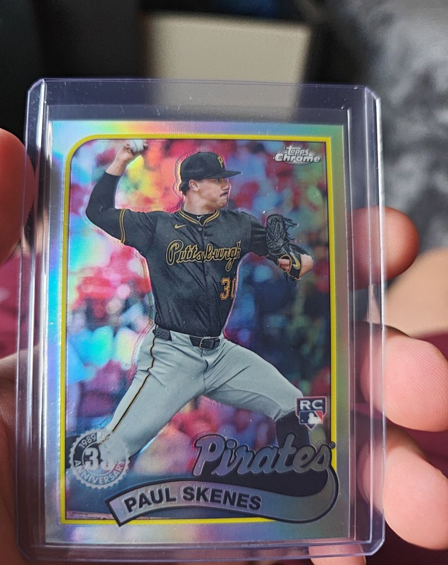 2024 Topps Chrome Update Series - 1989 Topps Baseball #89CU-1 Paul Skenes — front