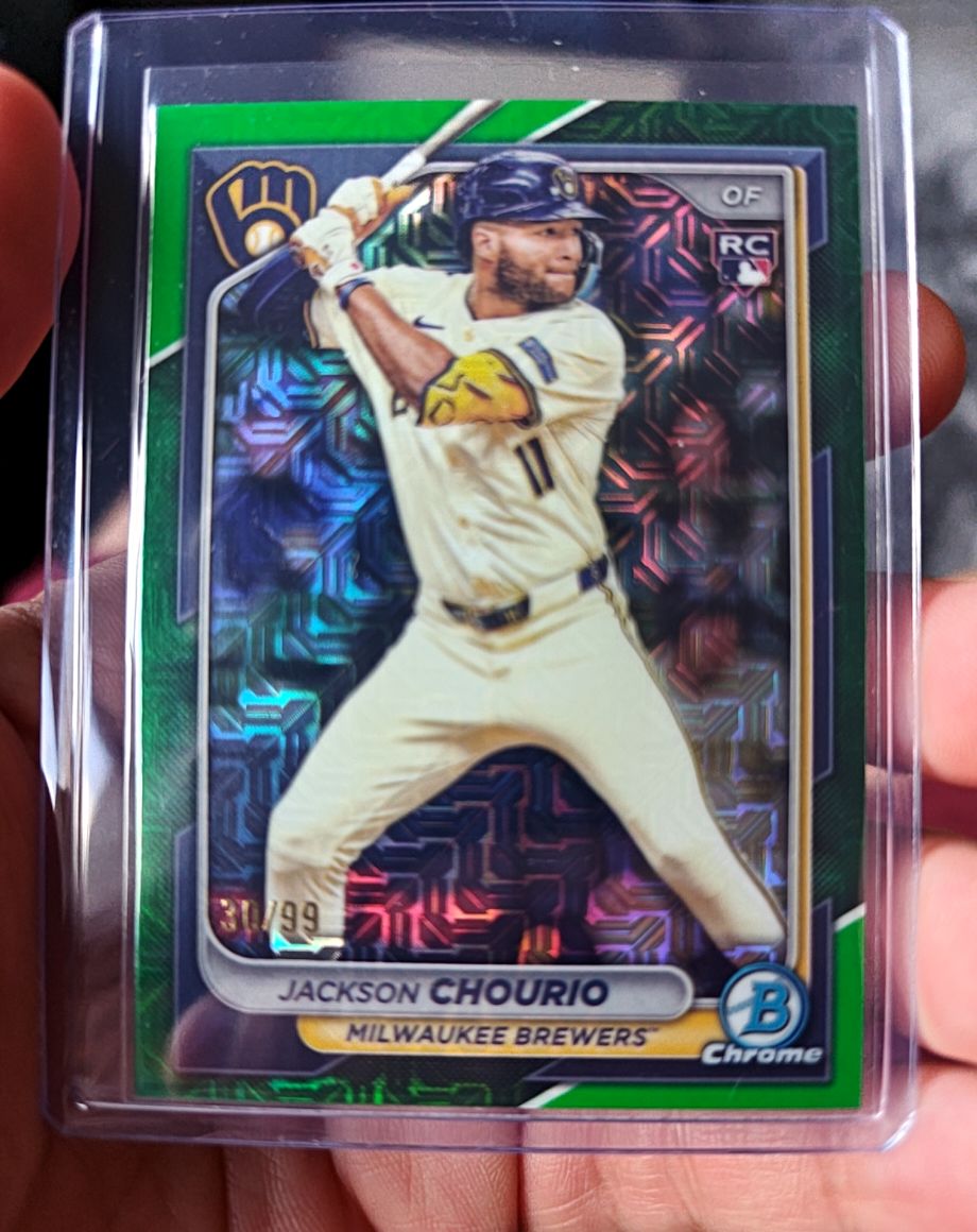 2024 Bowman Chrome #69 Jackson Chourio — front