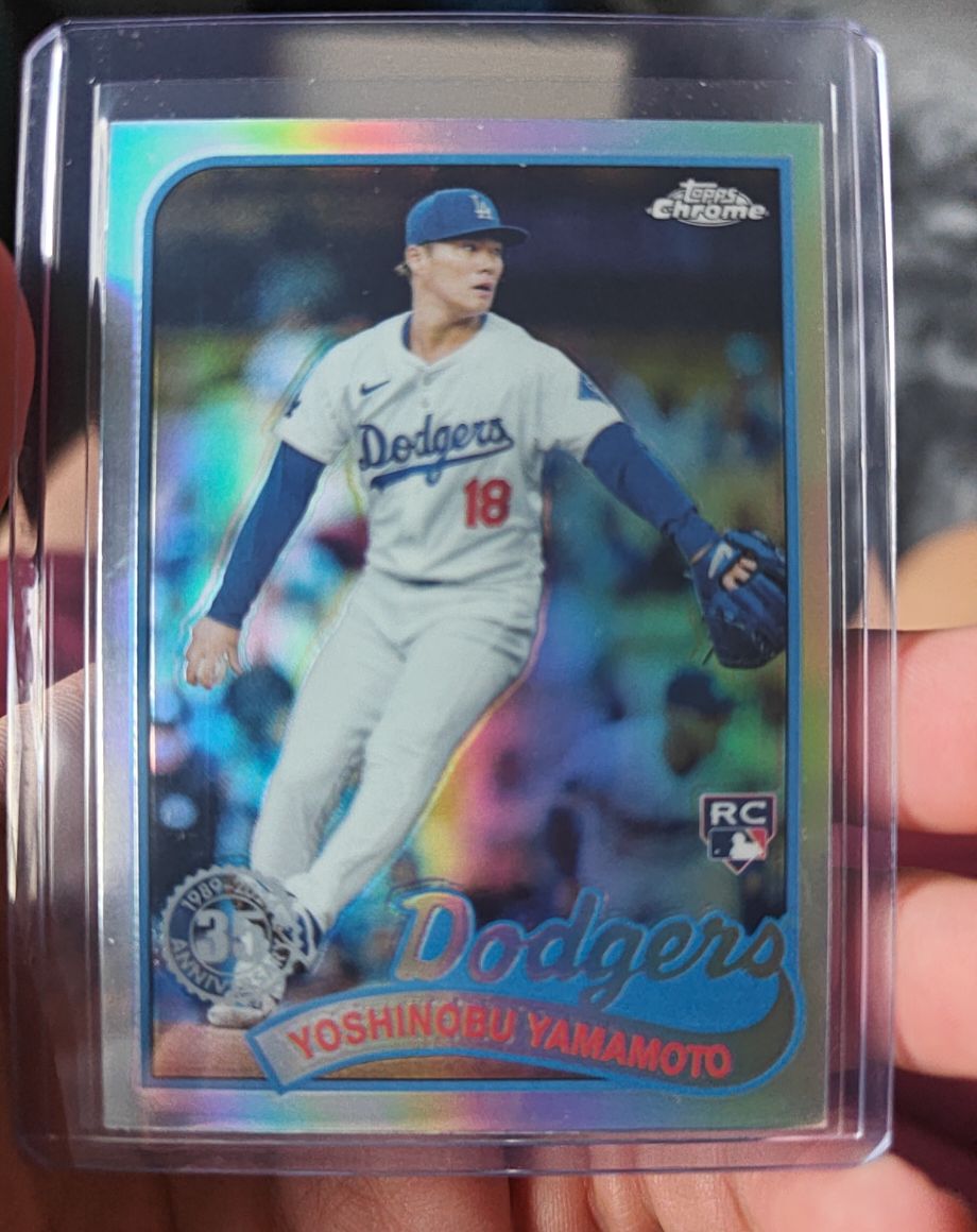 2024 Topps Chrome Update #89CU-5 Yoshinobu Yamamoto — front