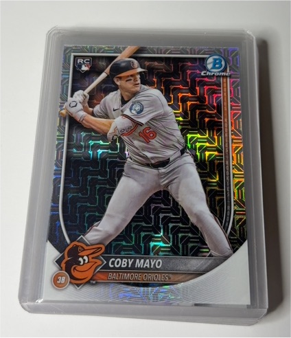 2025 Bowman Chrome #83 Coby Mayo — front