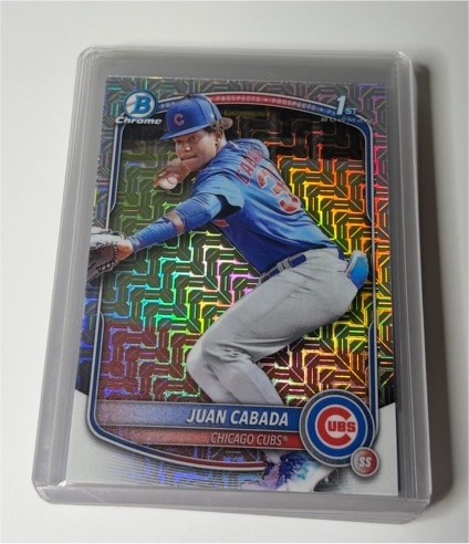 2025 Bowman Chrome #BCP-207 Juan Cabada — front