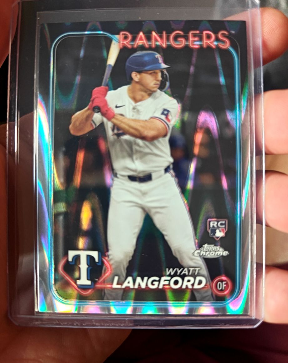 2024 Topps Chrome #122 Wyatt Langford — front