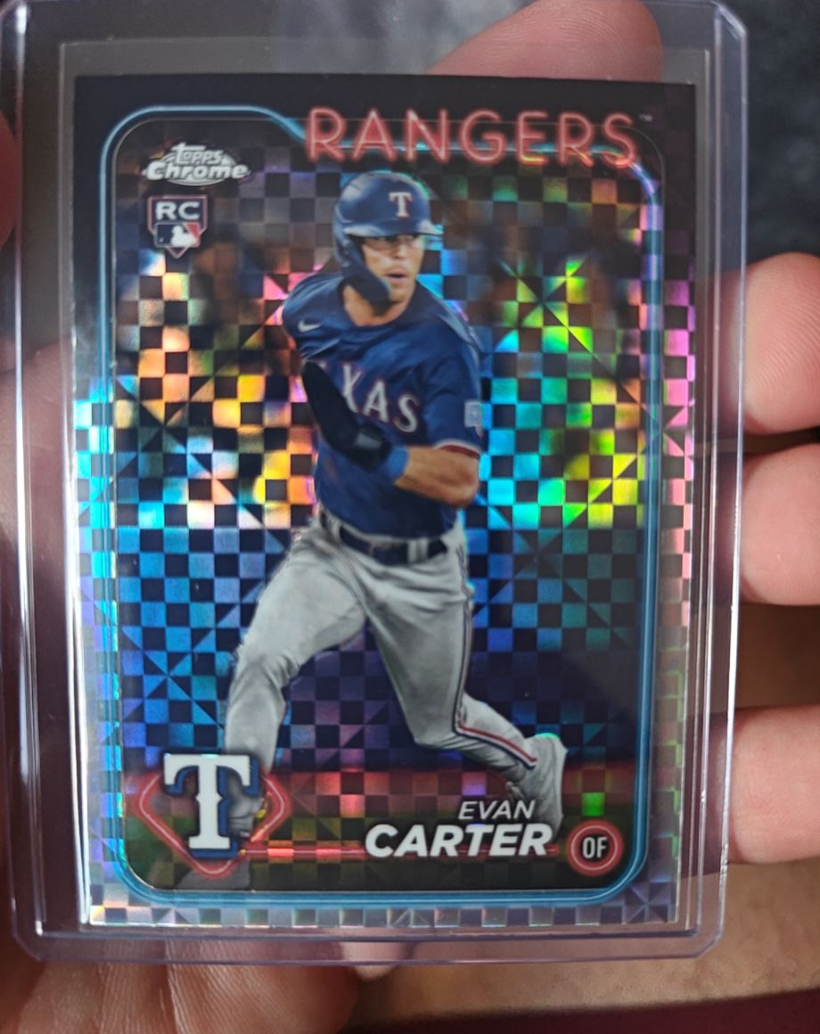 2024 Topps Chrome #136 Evan Carter — front
