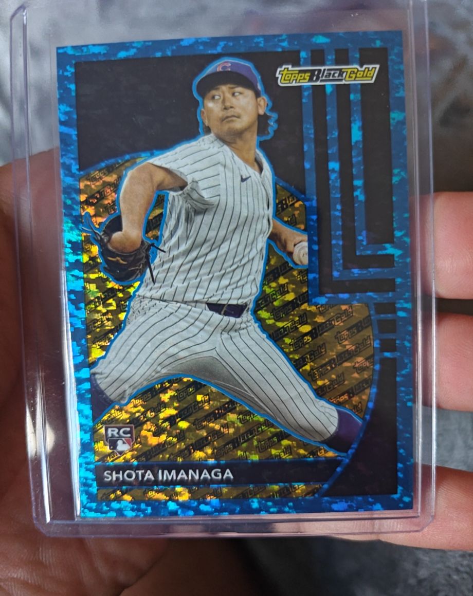 2024 Topps Update Series - Topps Black Gold #BG-18 Shota Imanaga — front