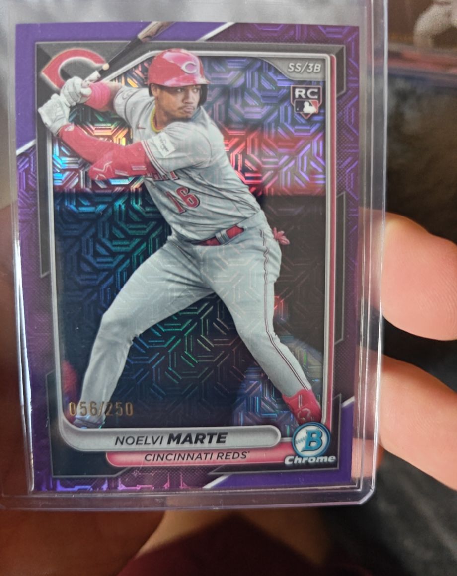 2024 Bowman Chrome #4 Noelvi Marte — front