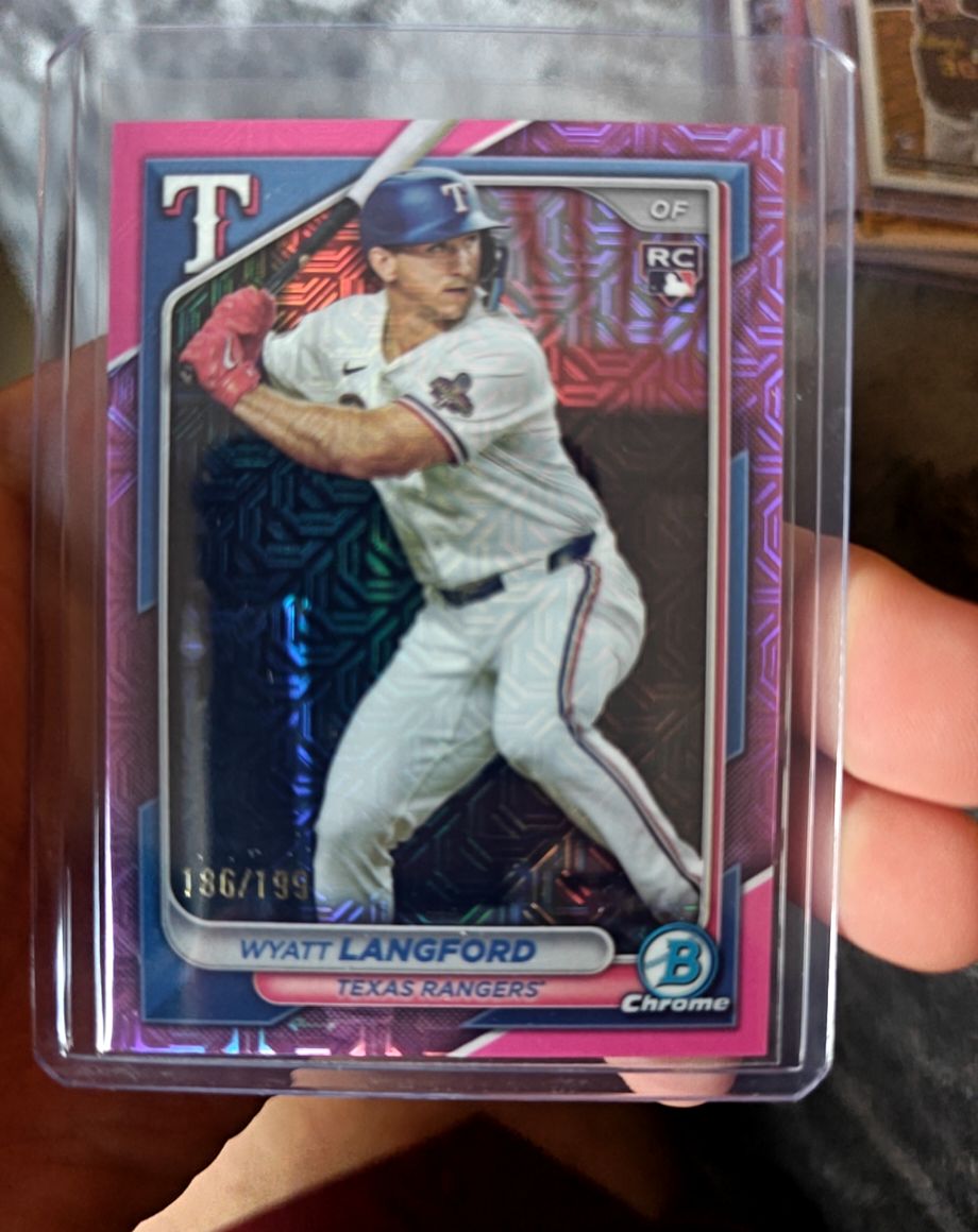 2024 Bowman Chrome #71 Wyatt Langford — front