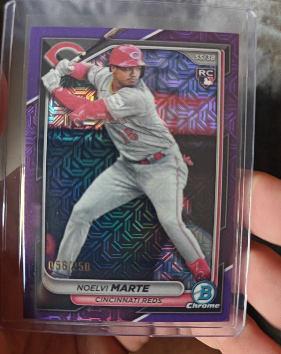 2024 Bowman Chrome #4 Noelvi Marte — front
