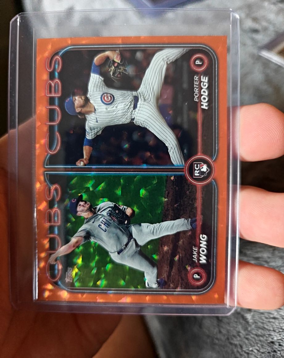2024 Topps Update #US106 Jake Wong & Porter Hodge Rookie Combo — front