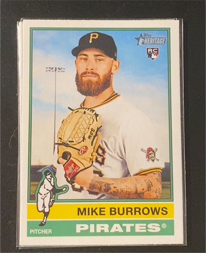 2025 Topps Heritage #328 Mike Burrows — front