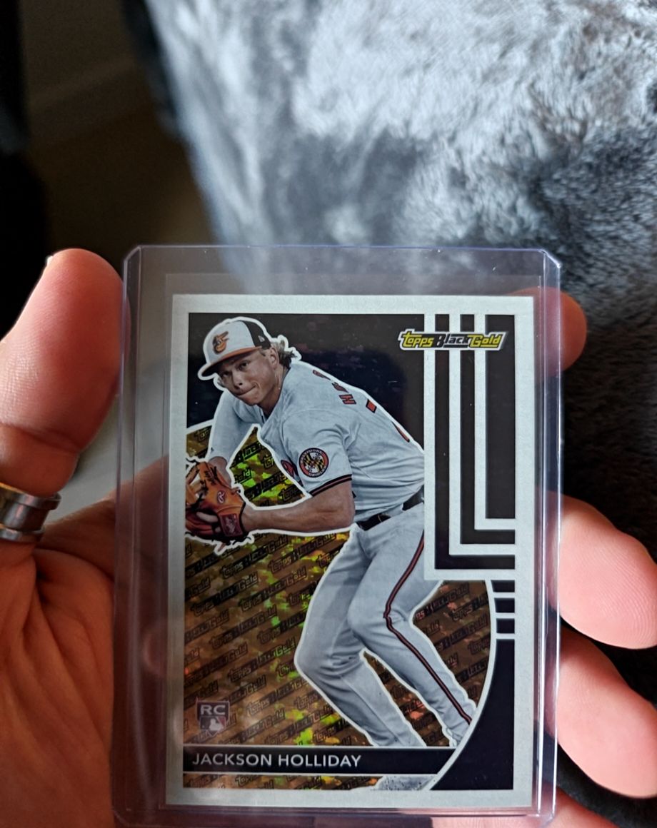 2024 Topps Update Series - Topps Black Gold #BG-24 Jackson Holliday — front