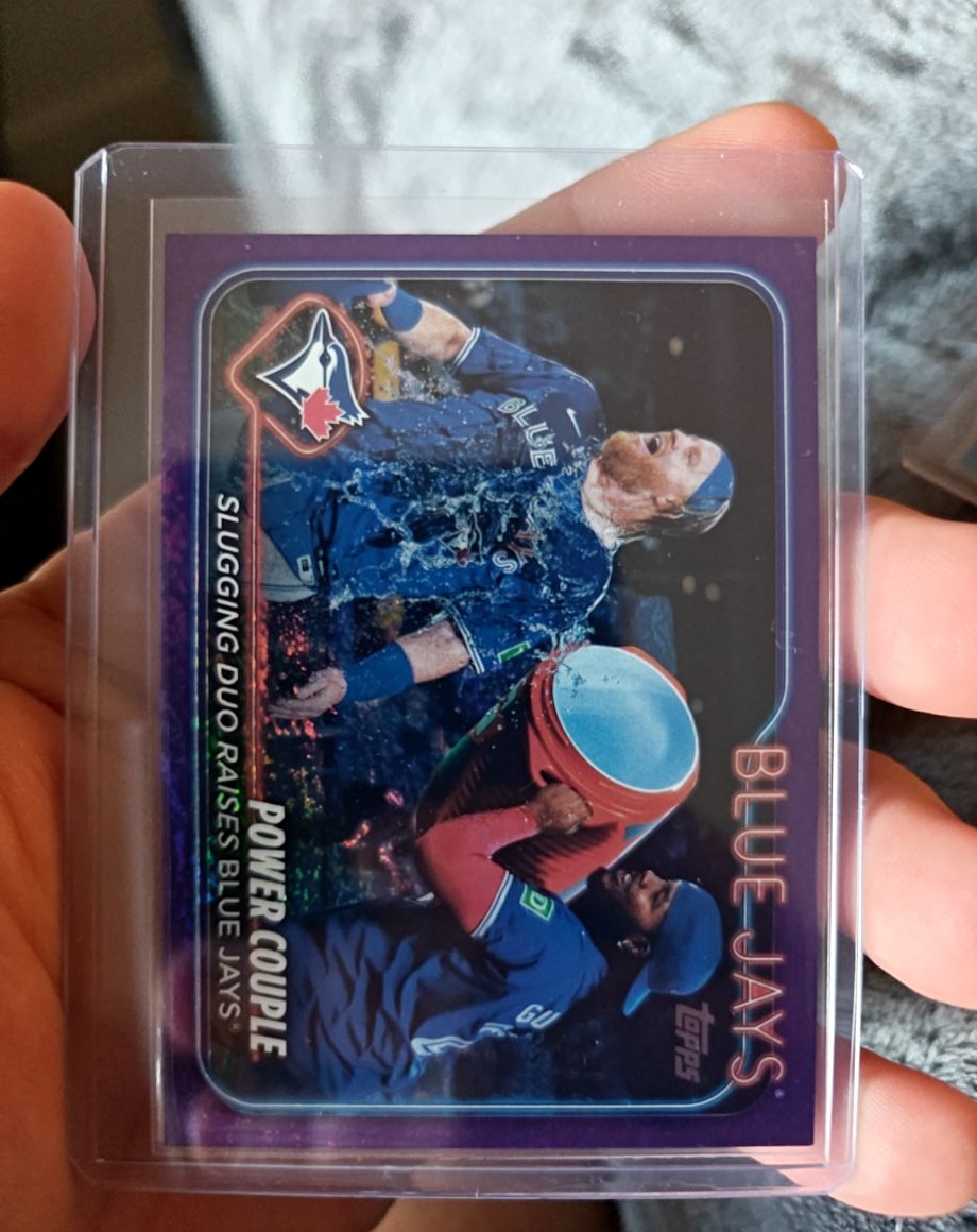 2024 Topps Update #US63 Vladimir Guerrero Jr. / Justin Turner — front