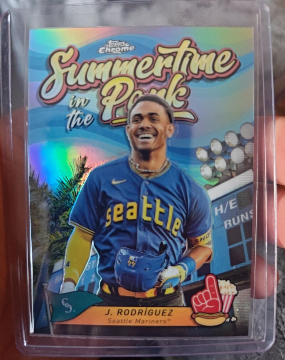 2024 Topps Chrome Summertime in the Park #SITP-7 Julio Rodriguez — front