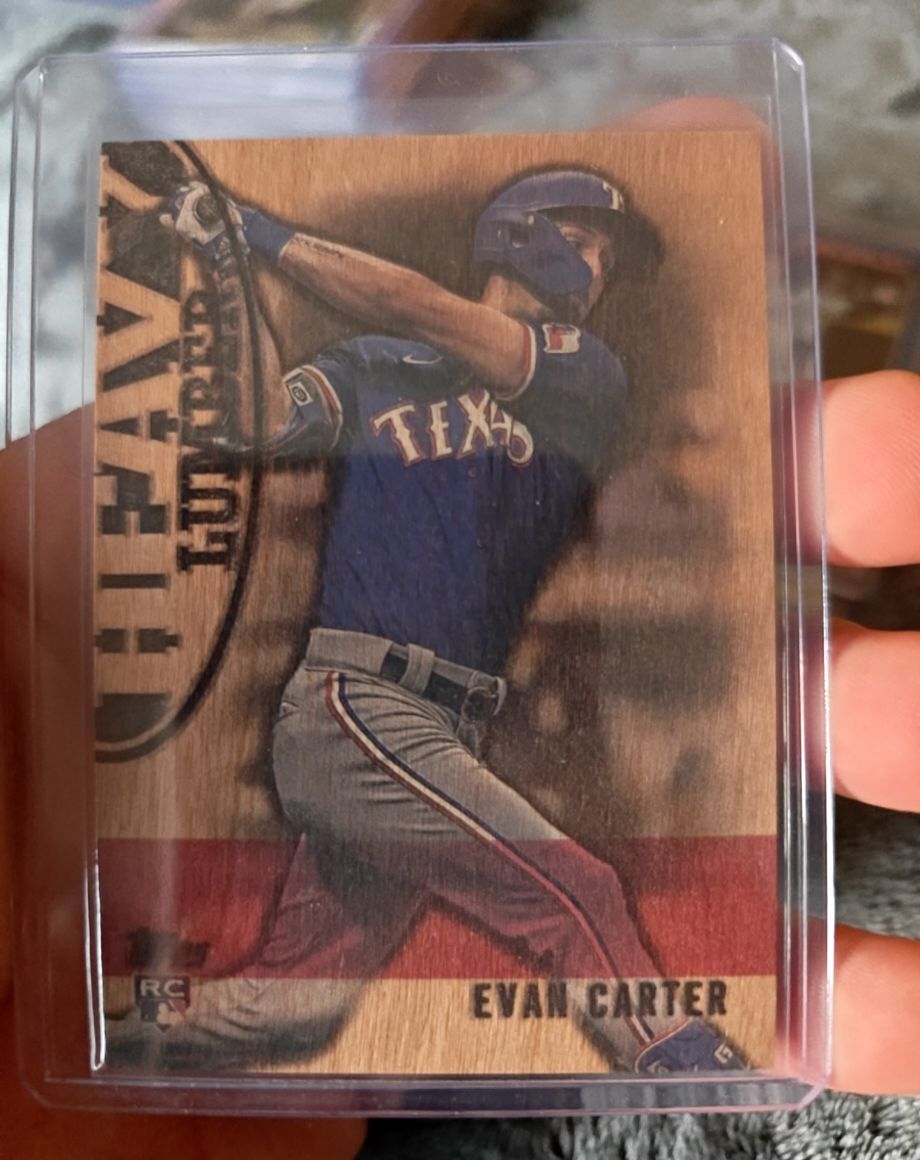 2024 Topps Update Heavy Lumber #HL-65 Evan Carter — front