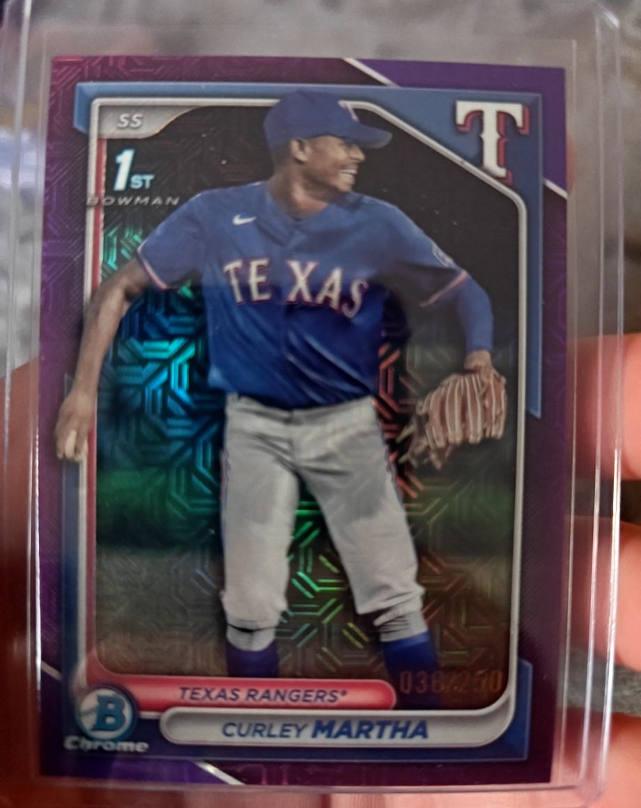 2024 Bowman Chrome Prospects Mojo #BCP-168 Curley Martha — front