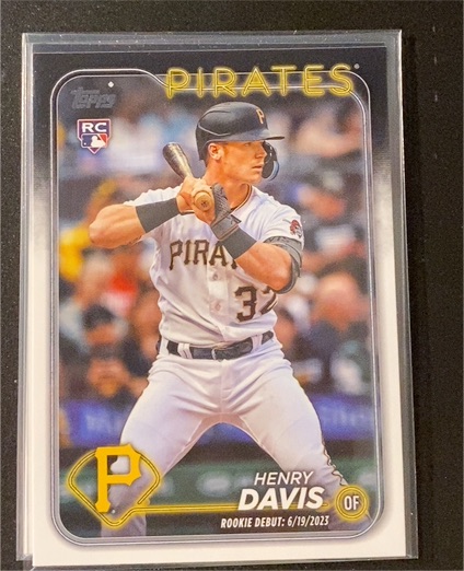 2024 Topps Update #US162 Henry Davis Rookie Debut — front