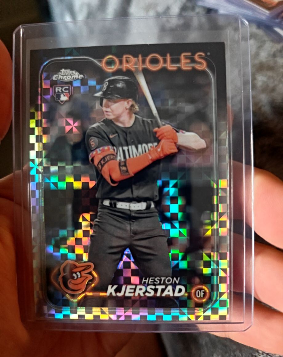 2024 Topps Chrome #142 Heston Kjerstad — front