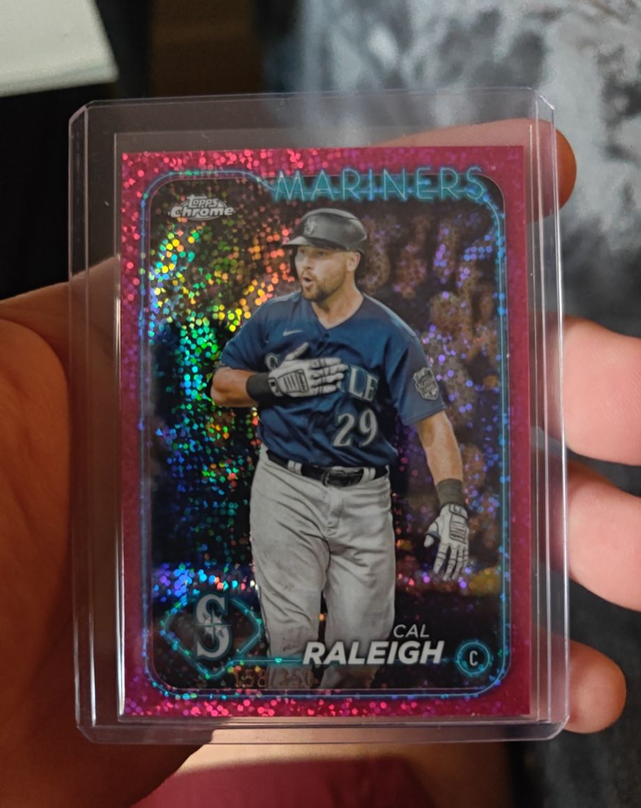 2024 Topps Chrome #119 Cal Raleigh — front