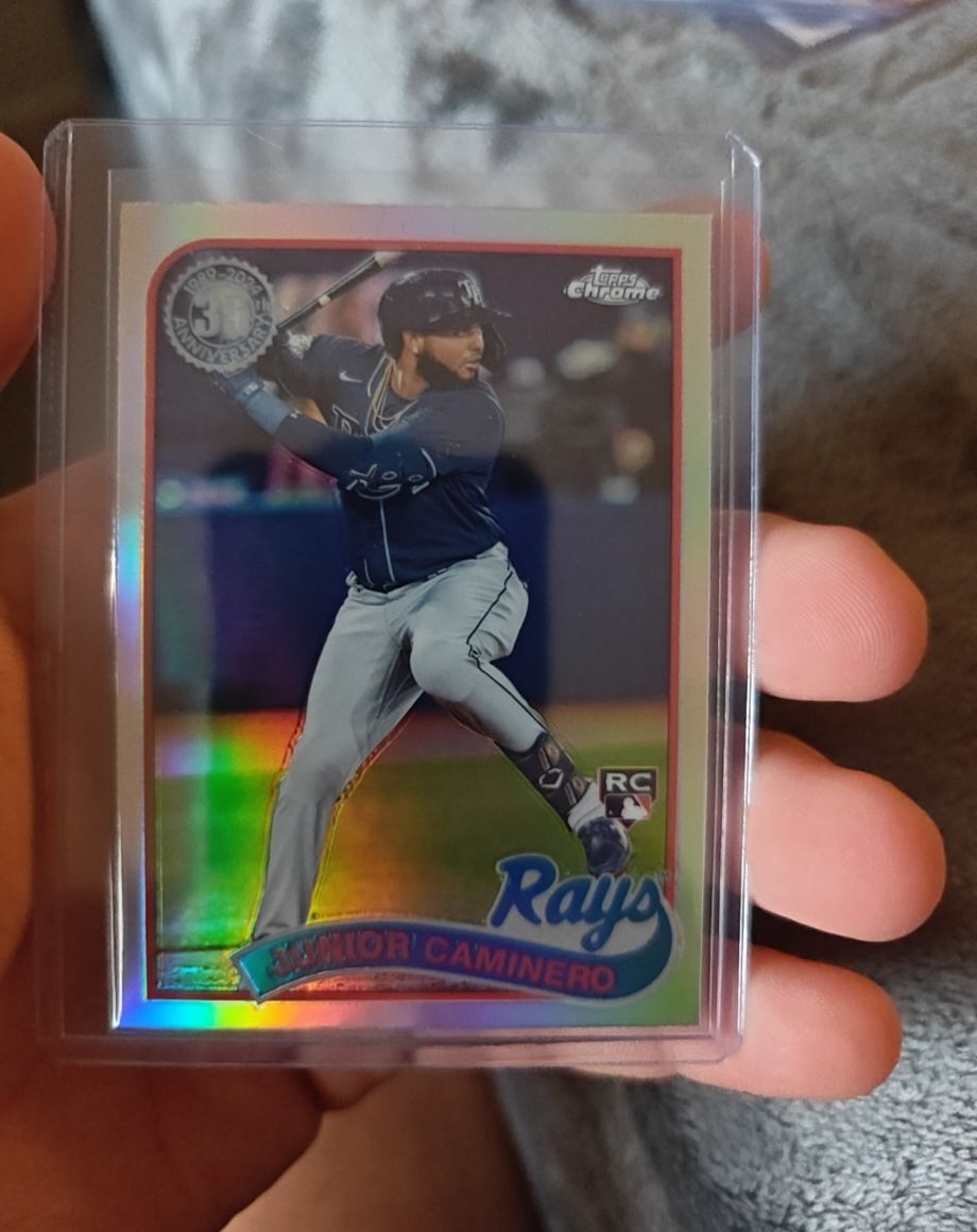 2024 Topps Chrome 1989 Topps Baseball #89CB-15 Junior Caminero — front