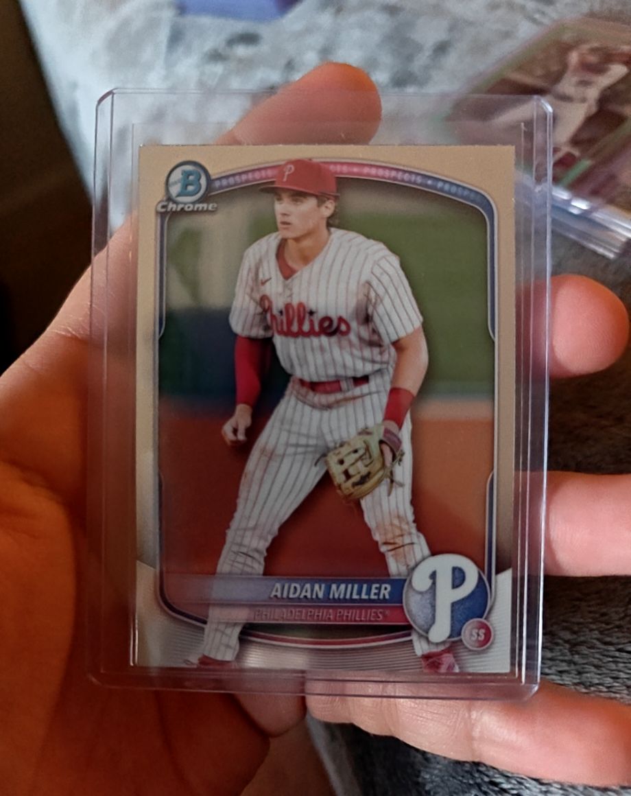 2025 Bowman Chrome Prospects #BCP-54 Aidan Miller — front