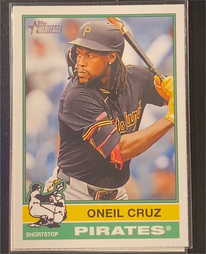 2025 Topps Heritage #183 Oneil Cruz — front