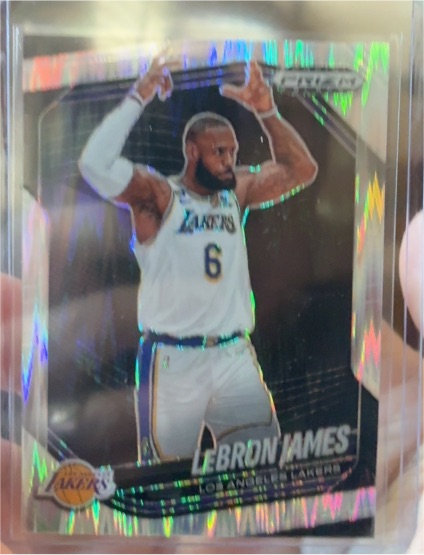 2024-25 Panini Prizm Black #224 LeBron James — front