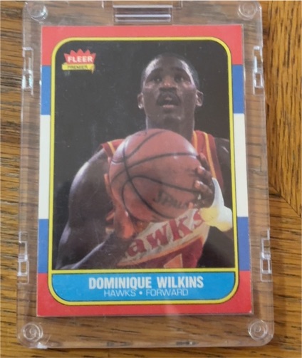 1986-87 Fleer #121 Dominique Wilkins — front