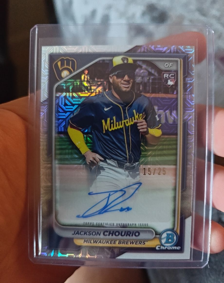 2024 Bowman Chrome #69 Jackson Chourio — front