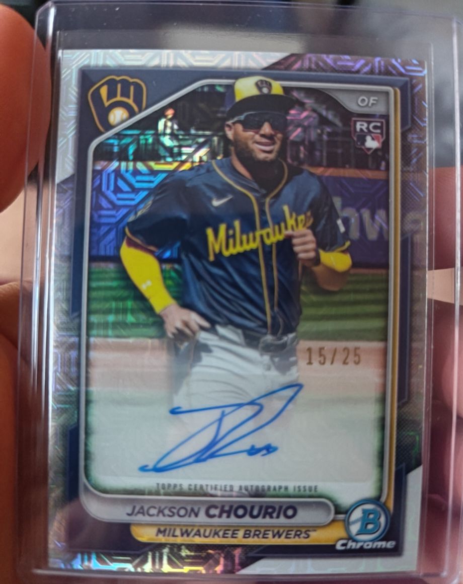 2024 Bowman Chrome #69 Jackson Chourio — front