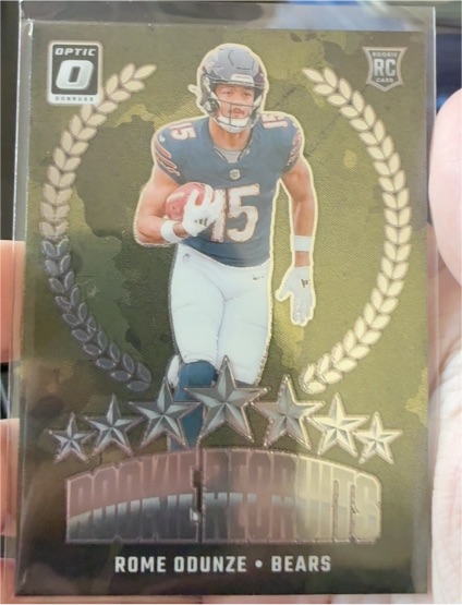 2024 Donruss Optic #9 Rome Odunze Rookie Recruits Chicago Bears — front