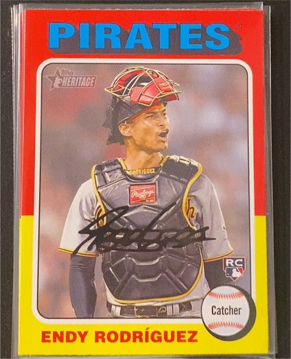 2024 Topps Heritage #488 Endy Rodríguez — front