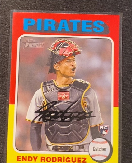 2024 Topps Heritage #488 Endy Rodríguez — front