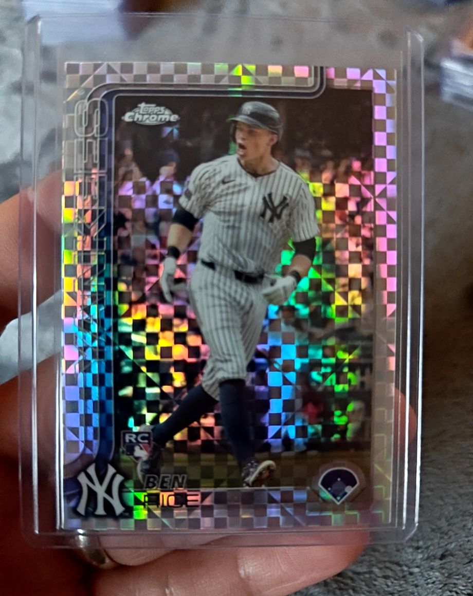 2025 Topps Chrome #139 Ben Rice — front