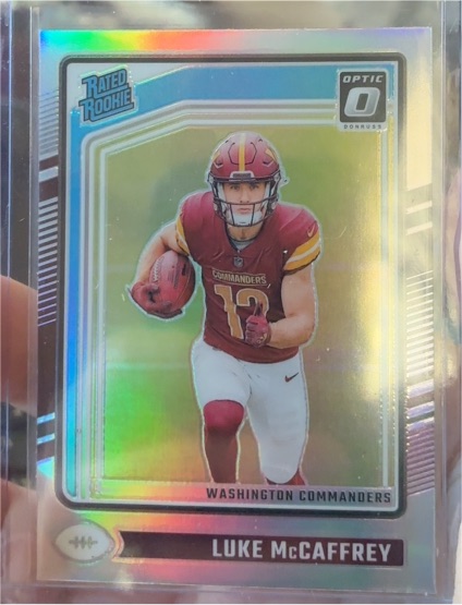 2024 Donruss Optic #268 Luke McCaffrey — front