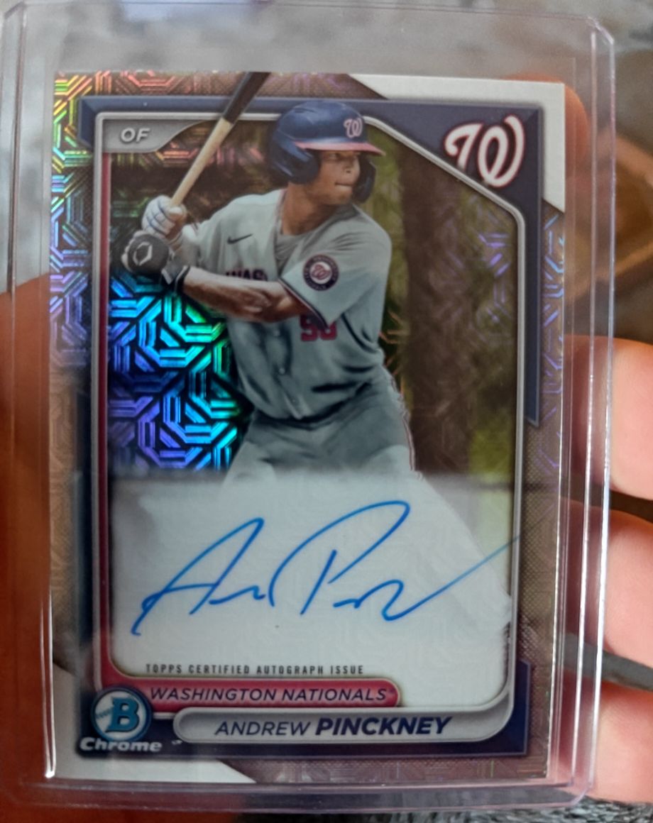 2024 Bowman Chrome #BMA-AP Andrew Pinckney — front
