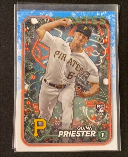 2024 Topps Holiday #H145 Quinn Priester — front
