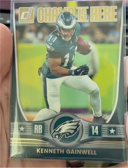 2025 Panini Donruss Champ Is Here #CIH-KGL Kenneth Gainwell — front