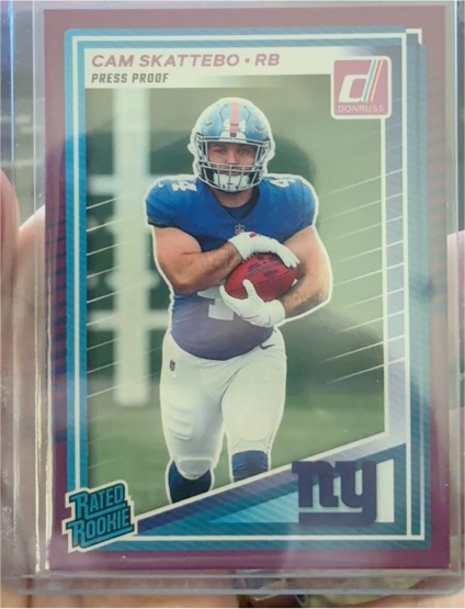 2025 Donruss #302 Cam Skattebo — front