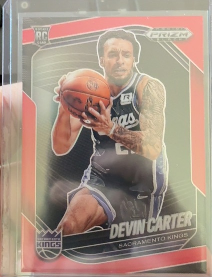 2024-25 Panini Prizm Black #144 Devin Carter — front