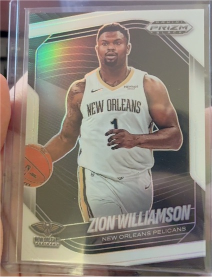 2024-25 Panini Prizm Black #136 Zion Williamson — front