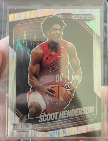 2024-25 Panini Prizm Black #13 Scoot Henderson — front